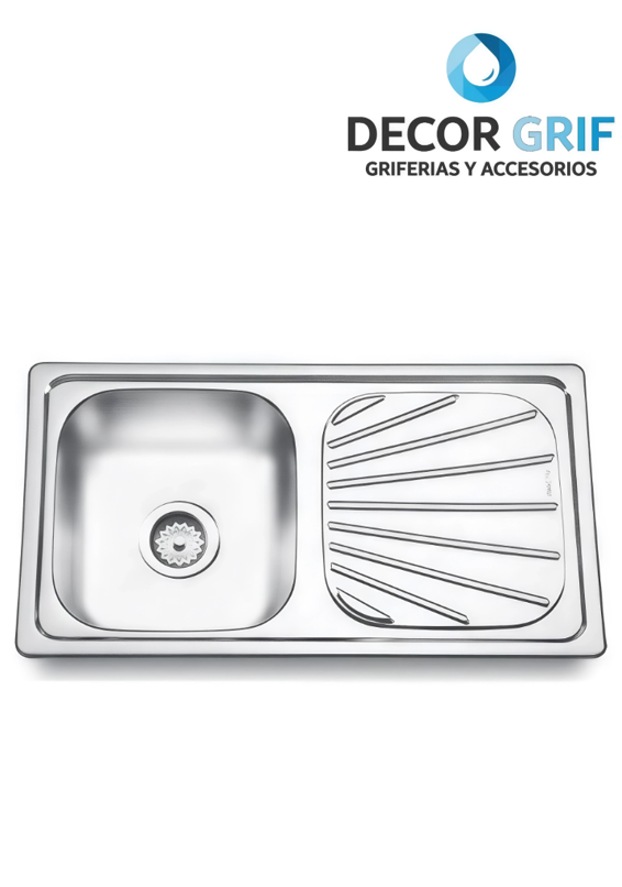 LAVADERO STAINLESS FT 75X40CM LP-7540 NUEVO FRATELLI
