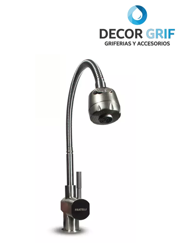 LLAVE P/COCINA AL MUEBLE BHS-1 SATINADO